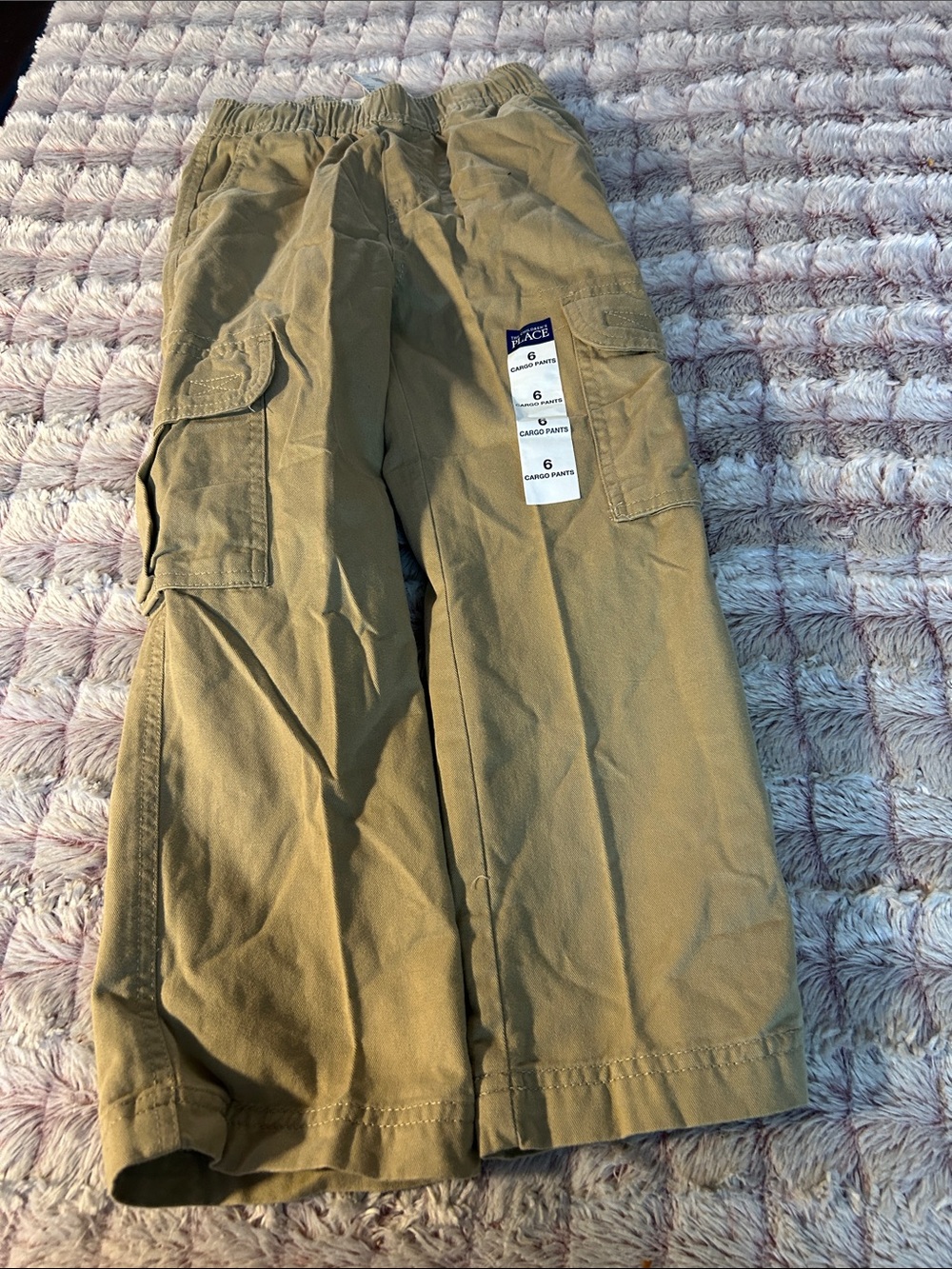 The Children's Place Tan Cargo Pants size 6